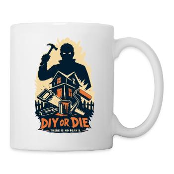 DIY Or Die Horror Design - Mug - white - Right
