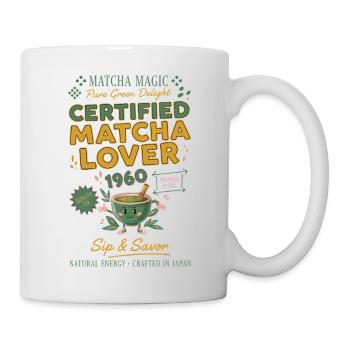Zertifizierter Matcha-Liebhaber 1960 Matcha Magic Tea - Tasse - Weiß - Rechts