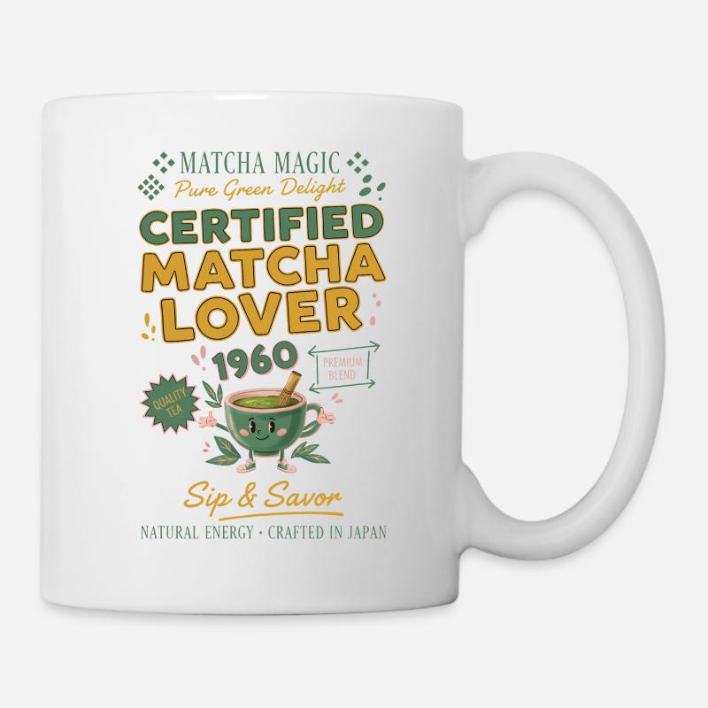Certified Matcha Lover 1960 Matcha Magic Tea - Mug - white