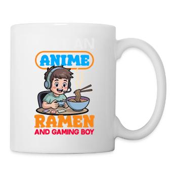 Anime Ramen Und Gaming Junge Gamer - Tasse - Weiß - Rechts