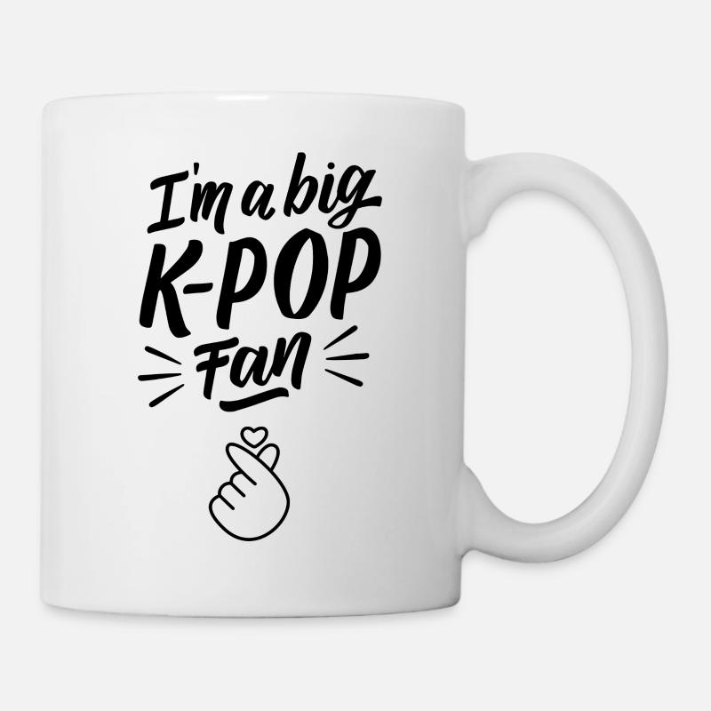 Amour des fans de KPOP - Mug blanc - blanc