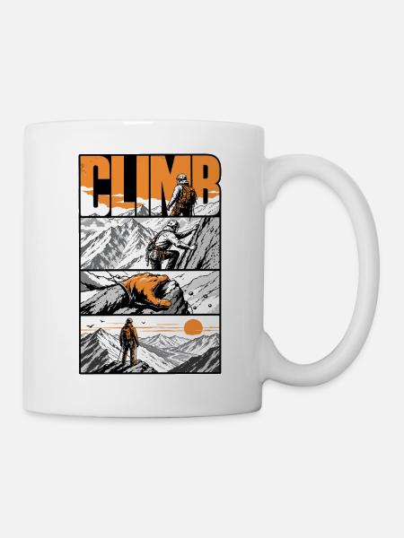 Summit Mountain Climber - Tasse - Weiß