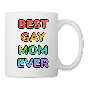 LA MEILLEURE MAMAN GAY DE TOUS LES TEMPS - Mug blanc - blanc - Droite