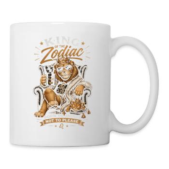 Roi du Zodiaque Lion Luxe - Mug blanc - blanc - Droite