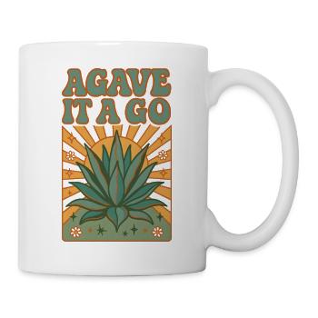 Agave, let's go | Succulents - Mug - white - Right