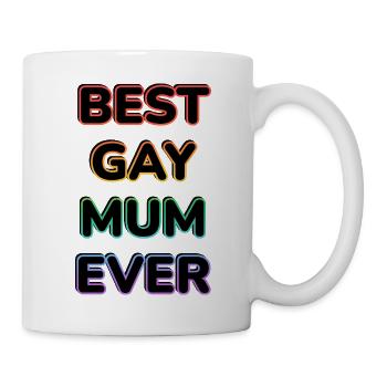 Meilleure maman gay de tous les temps - Mug blanc - blanc - Droite