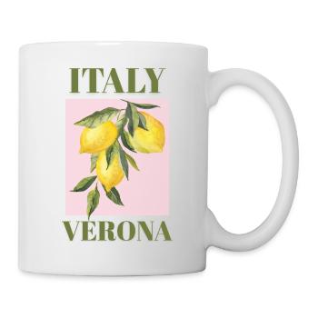 Italien Verona Urlaub Strand Zitronen Mode - Tasse - Weiß - Rechts