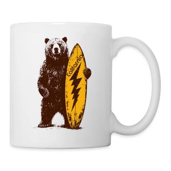 California Surf Bear - Mug - white - Right