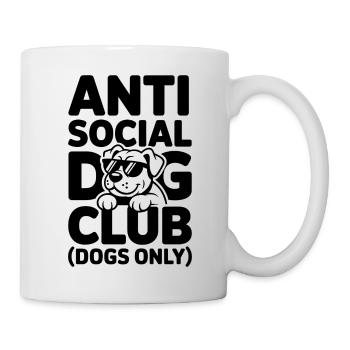 Anti Social Dog Club - Mug - white - Right