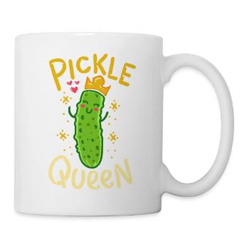 Pickle Queen: Crowned Cucumber - Mug - white - Right
