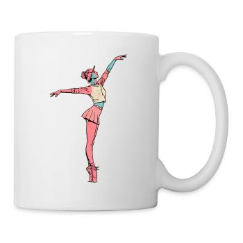 Female dancer #9 - Tasse - Weiß - Rechts