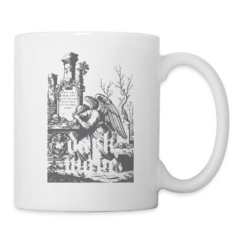 Dark Wave Friedhofs-Rabe - Tasse - Weiß - Rechts