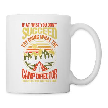 Camping Bonfire Camp Life Forest Camper - Tasse - Weiß - Rechts