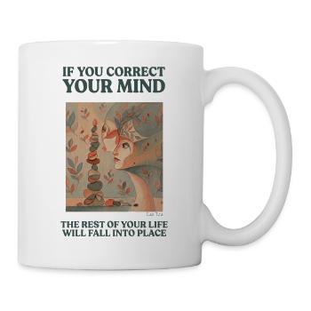 Geistesgleichgewicht und Seelenfrieden - Tasse - Weiß - Rechts