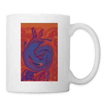 Marble Inferno Spiral - Mug - white - Right