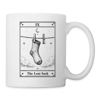 Lost Sock | Tarot Humor Household - Mug - white - Right
