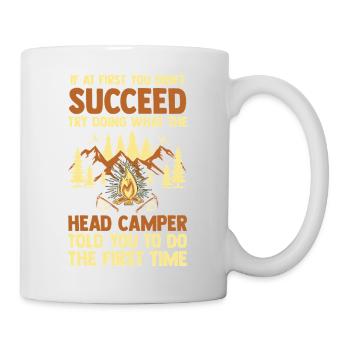 Camping Bonfire Camp Life Forest Camper - Tasse - Weiß - Rechts