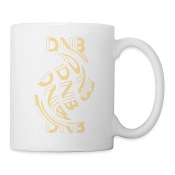 Dnb Outfit Drum & Bass Rave-Outfit Trippy - Tasse - Weiß - Rechts