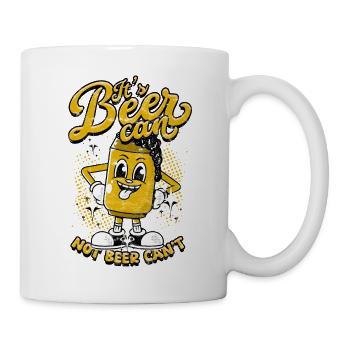 Beer Can Cartoon: Not Beer Cant - Mug - white - Right