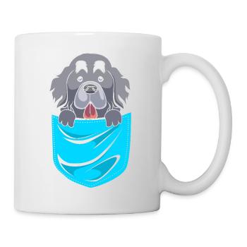 Neufundländer - Tasse - Weiß - Rechts