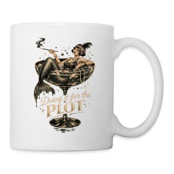 Elegant Meerjungfrau: Doing It For The Plot - Tasse - Weiß - Rechts