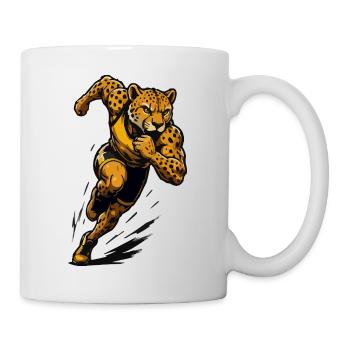 Guépard rapide en course puissante - Mug blanc - blanc - Droite