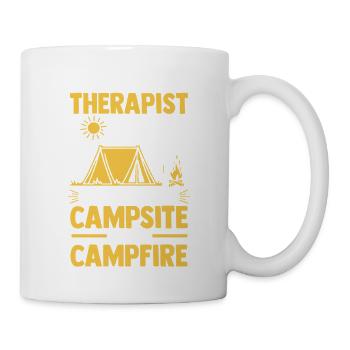 Camping Bonfire Camp Life Forest Camper - Tasse - Weiß - Rechts