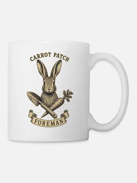 CARROT PATCH FOREMAN - Tasse - Weiß