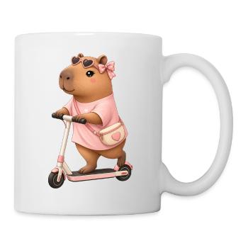 Trottinette électrique Capybara Girl - Mug blanc - blanc - Droite