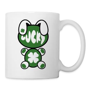Plush: Lucky - Tasse - Weiß - Rechts