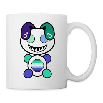 Pride Plush : Gayly - Mug blanc - blanc - Droite