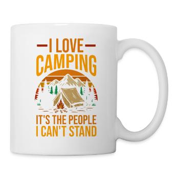 Camping Bonfire Camp Life Forest Camper - Tasse - Weiß - Rechts