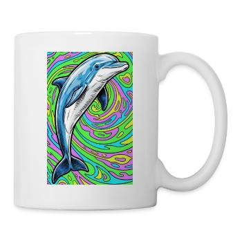 dauphin - Mug blanc - blanc - Droite