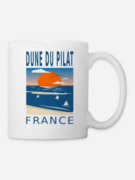 Dune du Pilat Sunset France - Mug blanc - blanc