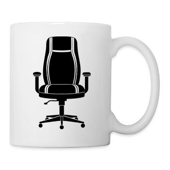 Fauteuil de bureau - Mug blanc - blanc - Droite