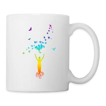Roots and Wings Chakra Tree of Life - Mug - white - Right