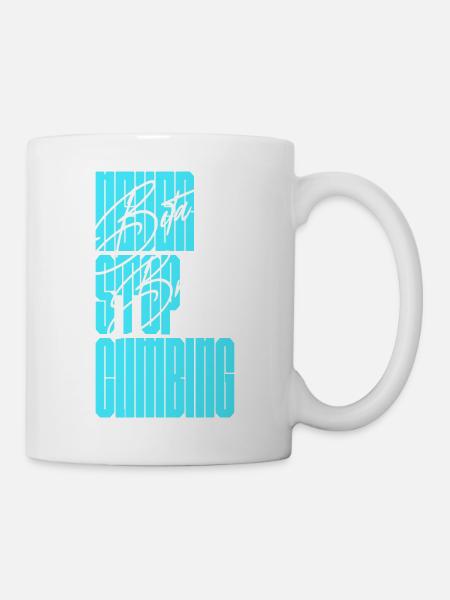 Conception d’escalade moderne motivacionnelle Beta Breaker - Mug blanc - blanc