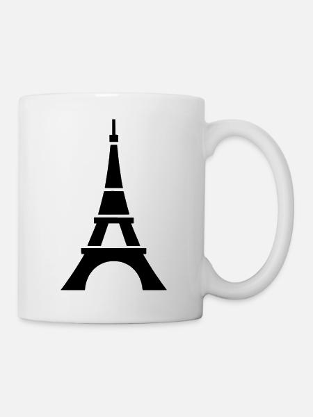 Eifelturm - Tasse - Weiß