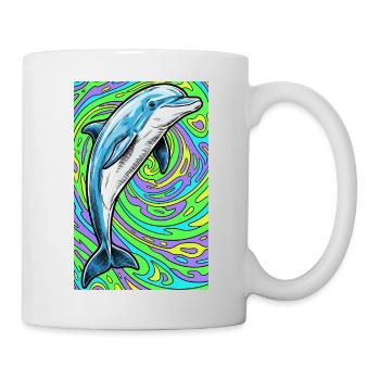 dauphin - Mug blanc - blanc - Droite