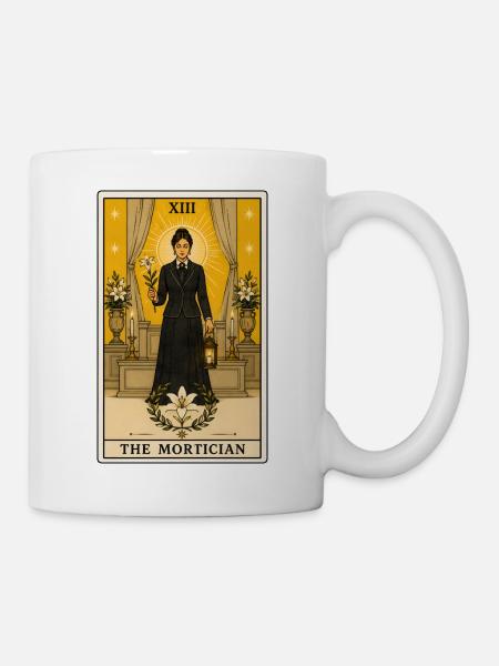 Bestatterin | Trauer Beruf Tarot - Tasse - Weiß