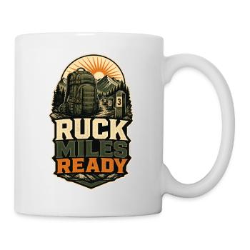 RUCK MILES READY - Tasse - Weiß - Rechts