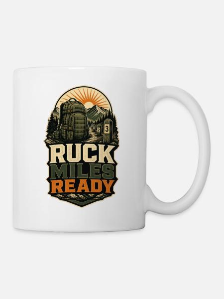 RUCK MILES READY - Tasse - Weiß