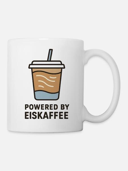 Eiskaffee Power Becher - Tasse - Weiß