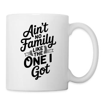 Il n’y a pas de famille comme celle que j’ai - Mug blanc - blanc - Droite