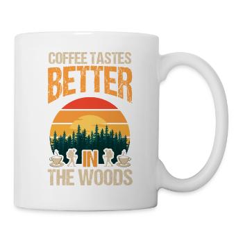 Hiking Mountain Trail Backpacking Outdoors Wildern - Tasse - Weiß - Rechts