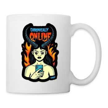 Chronically Online Inferno Maiden - Mug - white - Right