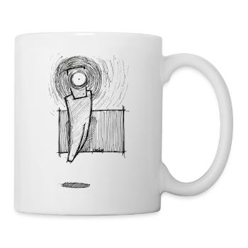 Levitierende Augenprojektion - Tasse - Weiß - Rechts