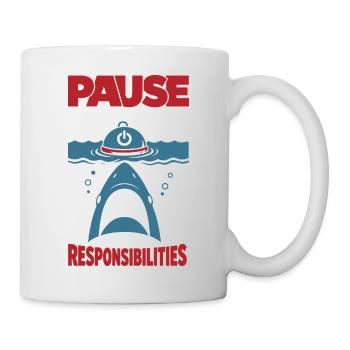 Pause the Game Not My Responsibilities - Mug - white - Right
