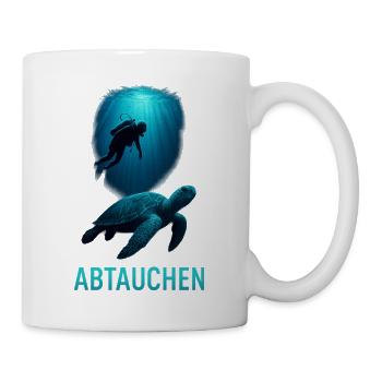 Abtauchen Unterwasserreise - Tasse - Weiß - Rechts