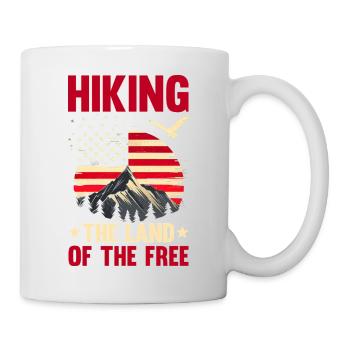 Hiking Mountain Trail Backpacking Outdoors Poaching - Mug - white - Right